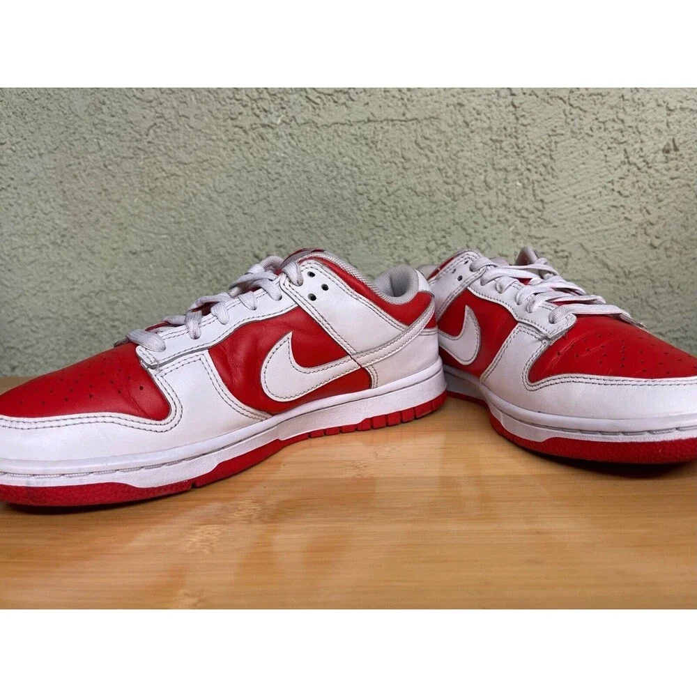 Nike Dunk Low Retro Championship Red DD1391-600  Size 8‎